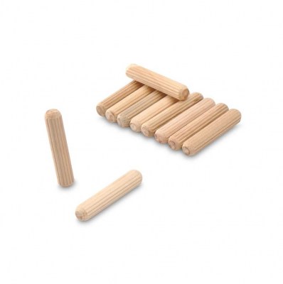 TARUGO DE MADERA RANURADA